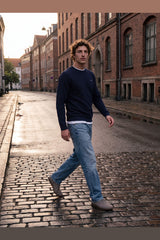 Jack & Jones Premium Alves Erkek Sweatshirt 12302739 - Mavi