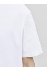 JACK&JONES JJESOHO TEE SS CREW NECK NOOS 12278787 - Beyaz
