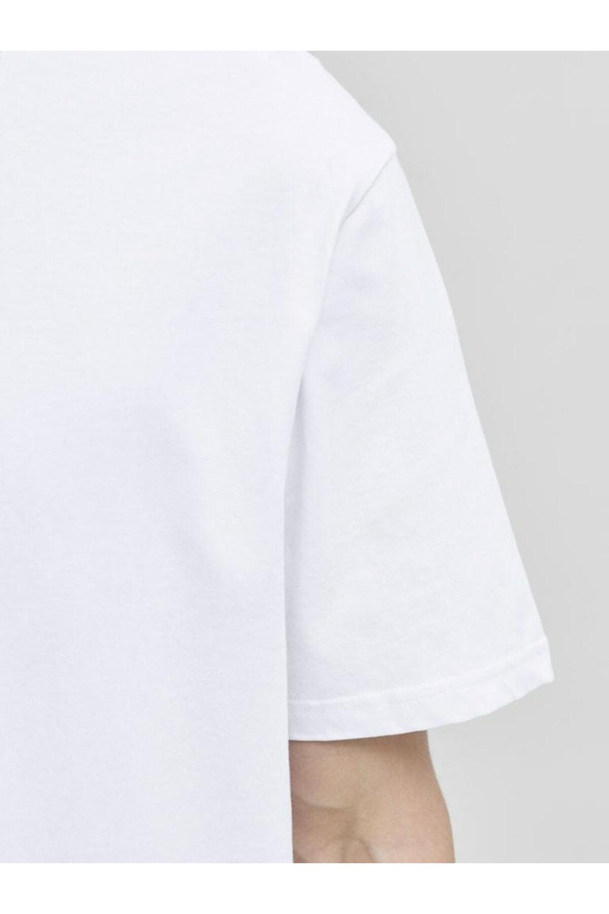 JACK&JONES JJESOHO TEE SS CREW NECK NOOS 12278787 - Beyaz