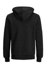 Jack & Jones Corp Old Logo Erkek Kapüşonlu Sweatshirt 12137054 - Siyah