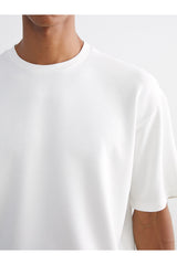 LC Waikiki Erkek Kısa Kollu T-Shirt W5MG46J8 - Ekru