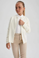 Defacto Çocuk Cardigan N8407A6 - Ekru