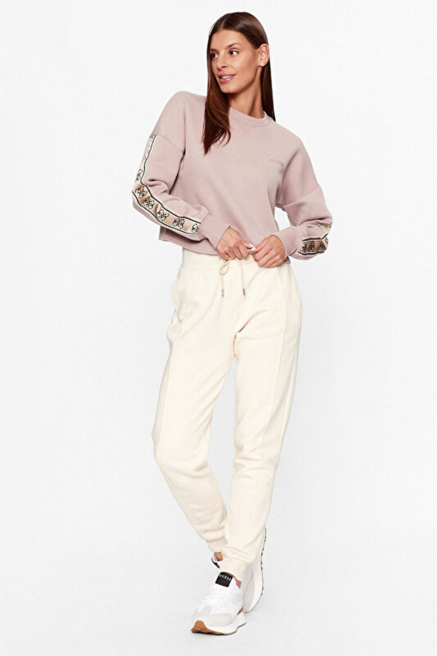GUESS KADIN CYMONE CN SWEATSHIRT V3BQ16KB3P2 - Kahverengi /Vizon