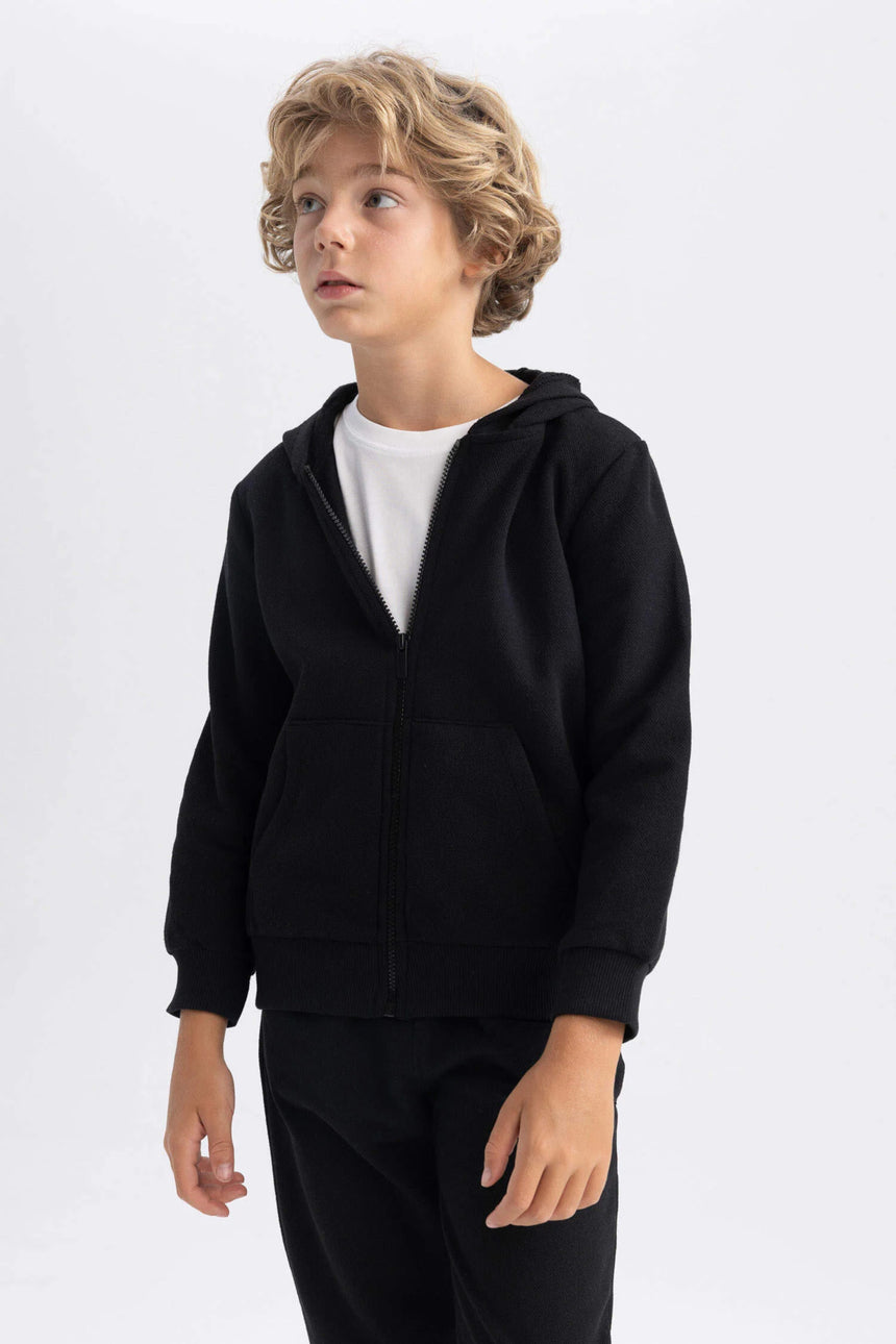 Defacto Çocuk Cardigan X5844A6 - Siyah