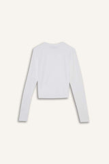 Defacto Kadın Long Sleeve T-Shirt D0199AX - Kırık Beyaz