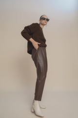 Defacto Kadın Trousers V8072Az - Kahverengi