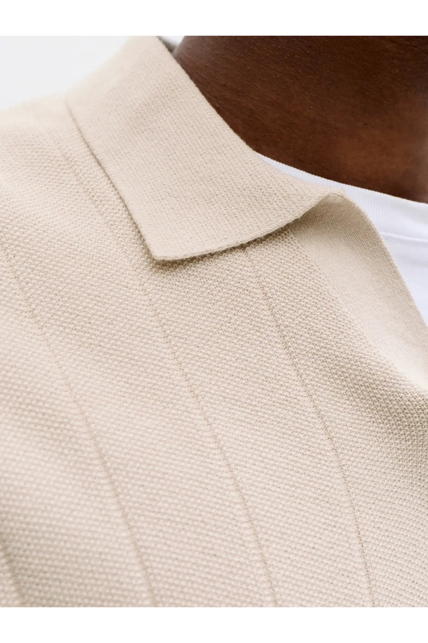 JACK&JONES PULLOVER MALE KNIT OCO100 12288418 - Bej/ Açık Gri