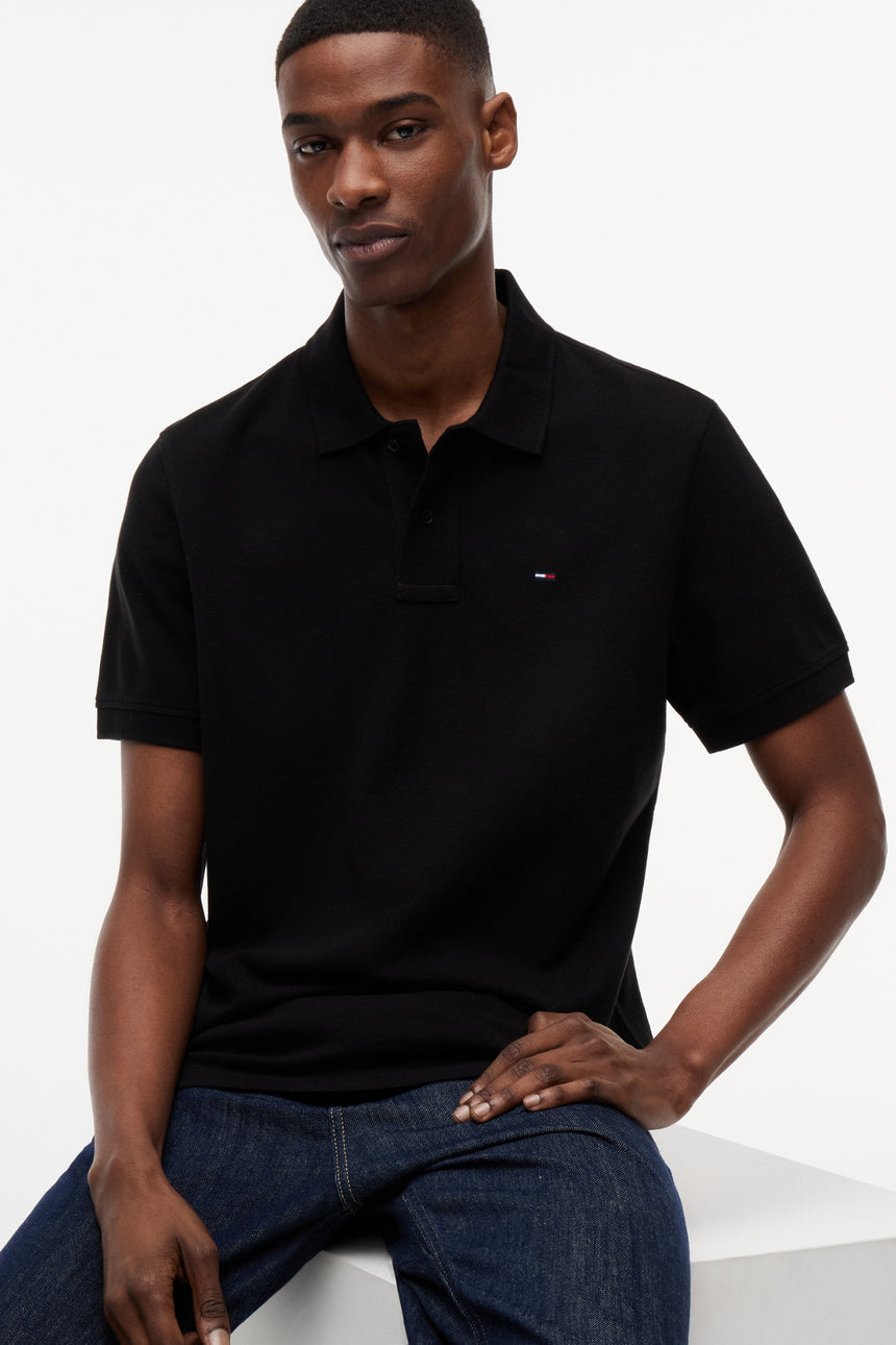 Tommy Hilfiger Erkek IM CORE 1985 REGULAR POLO MW0MW26881 - Siyah