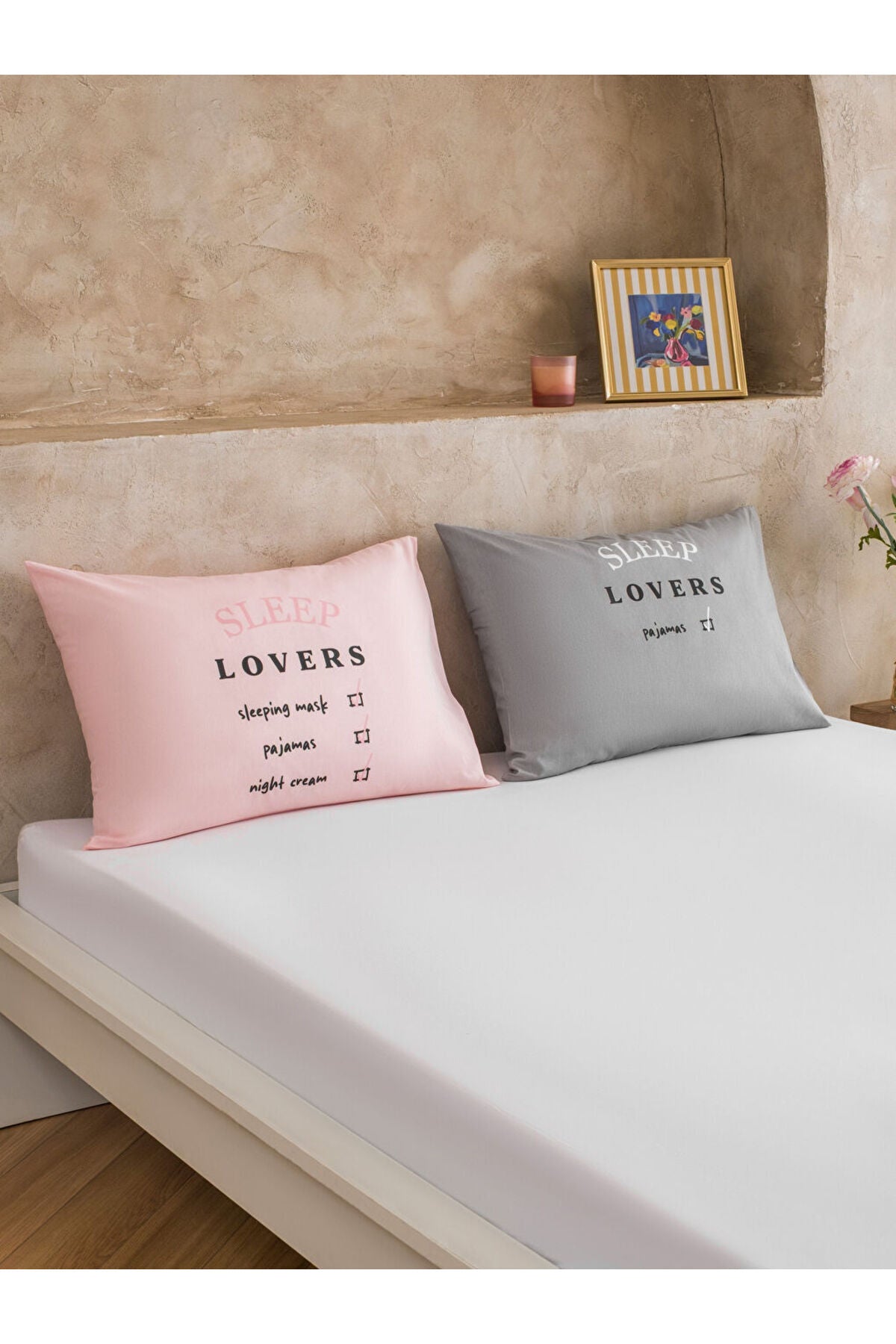 LC Waikiki Home Baskılı Pamuklu Yastık Kılıfı S6H090B8 - Karışık