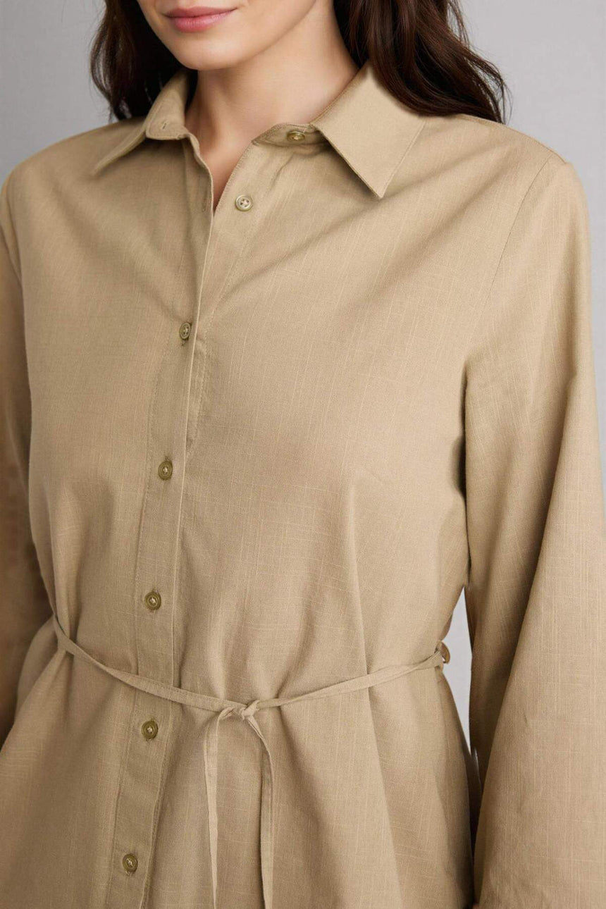 Defacto KADIN Woven Top H1868AX - Açık Haki Yeşili
