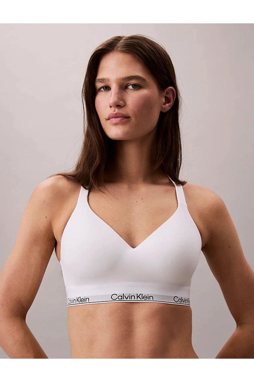 Calvin Klein Kadın LIFT BRALETTE LV00QF8500 - Beyaz