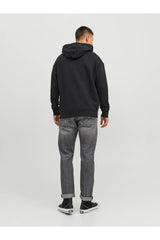 jack&jones jjestar jj sweat hood noos 12233972 - Siyah