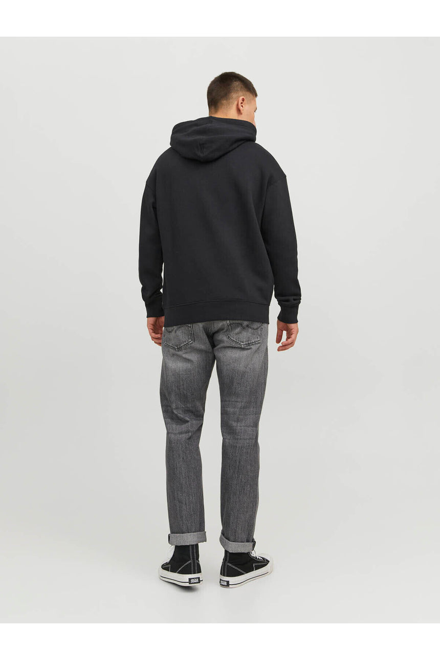 jack&jones jjestar jj sweat hood noos 12233972 - Siyah