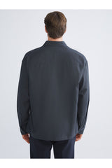 LCW ERKEK W5I464F8 UK.GMK,V-TENCEL - Petrol Mavisi