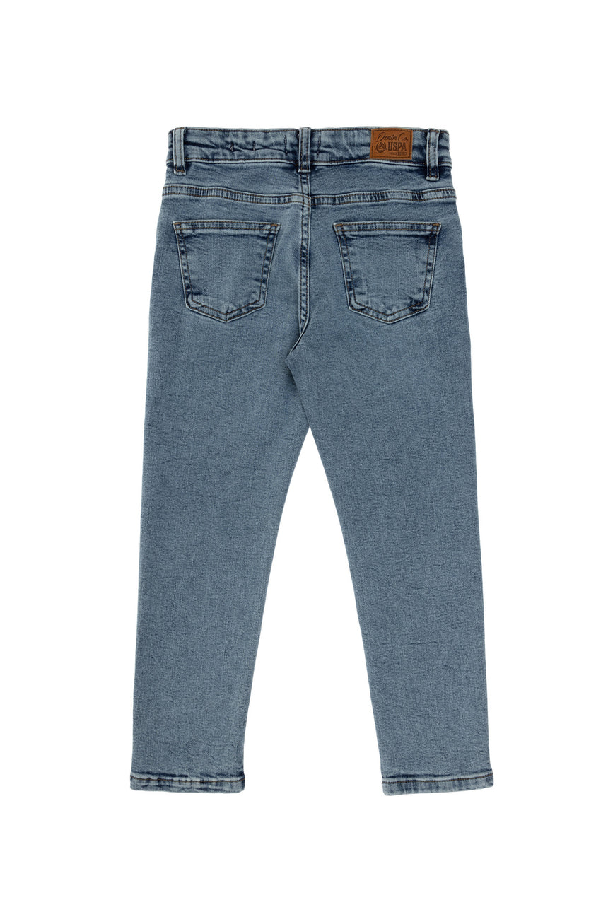 US POLO ASSN ERKEK COCUK DENİM PANTOLON 2117095 - Mavi