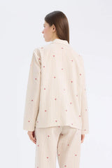 Defacto Kadın Woven Tops E3111Ax - Ekru