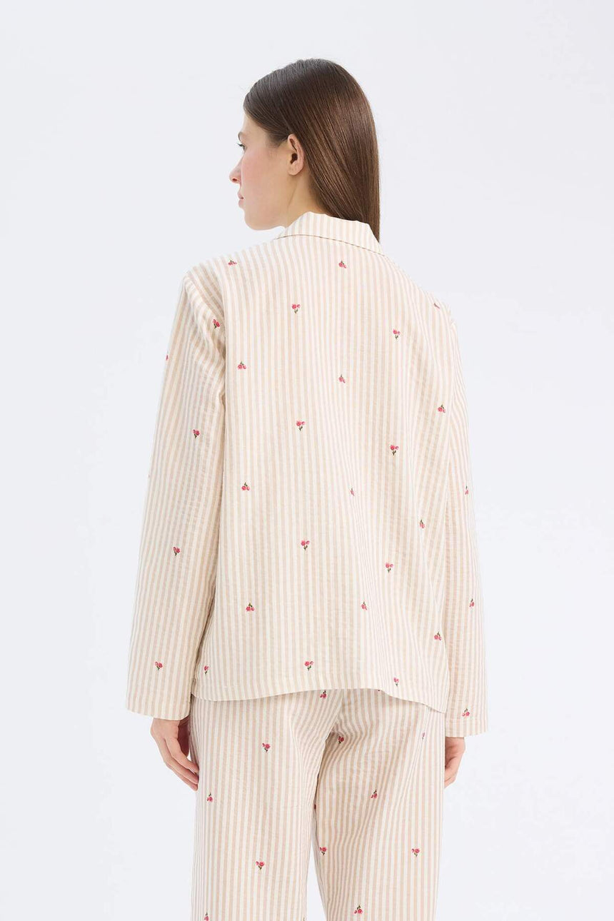 Defacto Kadın Woven Tops E3111Ax - Ekru