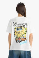 Defacto Kadın Short Sleeve T-Shirt G0847AX - Kırık Beyaz
