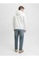 JACK&JONES SWEAT 12278618 - Beyaz/ Gri