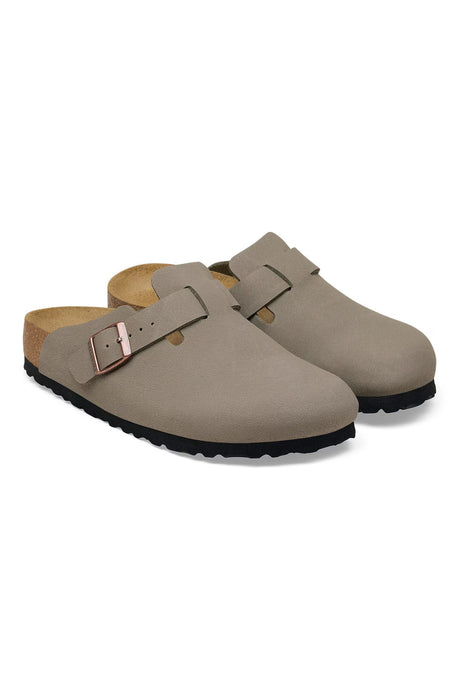 BIRKENSTOCK BOSTON BF NU 1033068 - Kahverengi / Kum Beji