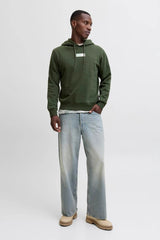 JACK&JONES SWEAT 12278618 - Koyu Yeşil