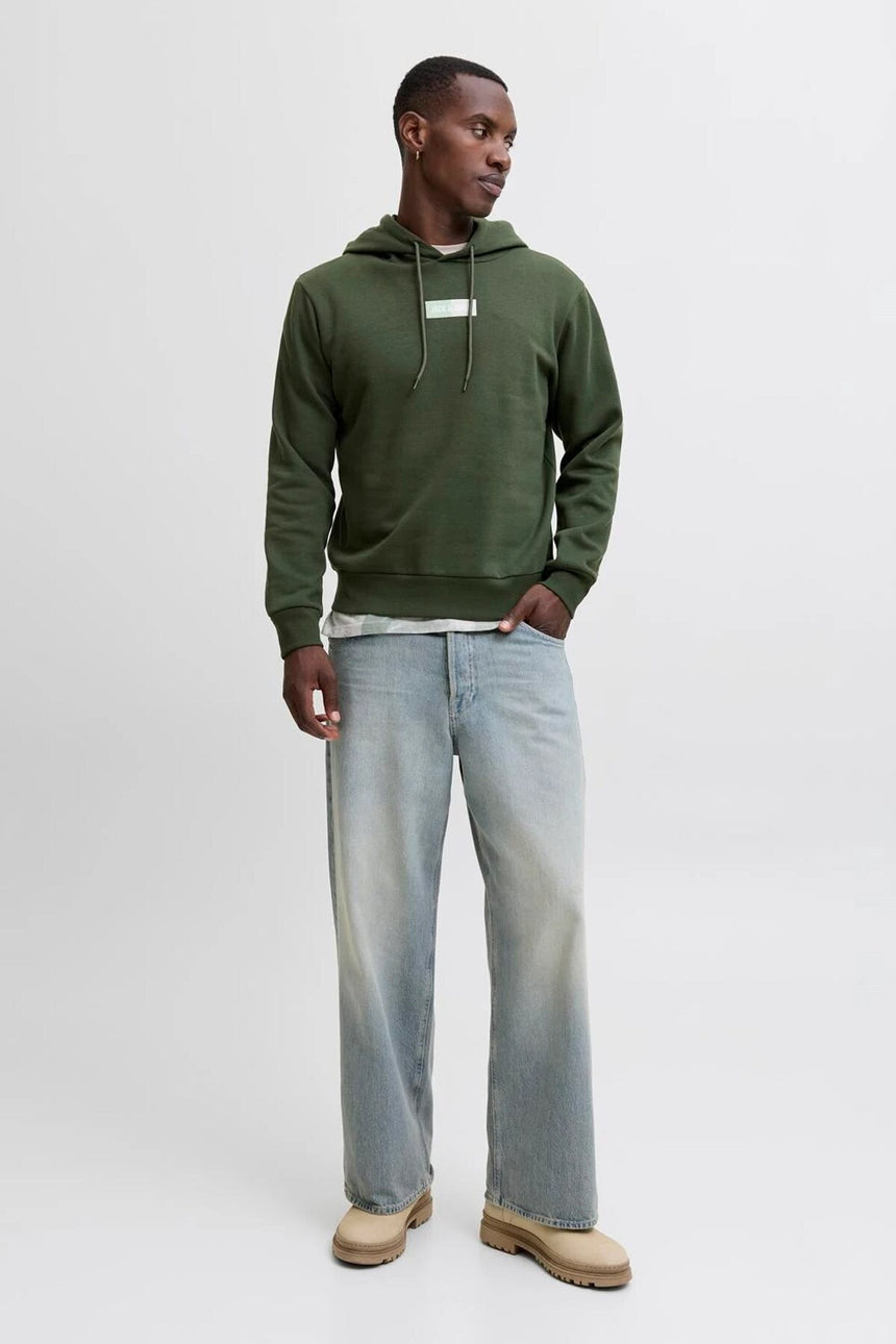JACK&JONES SWEAT 12278618 - Koyu Yeşil