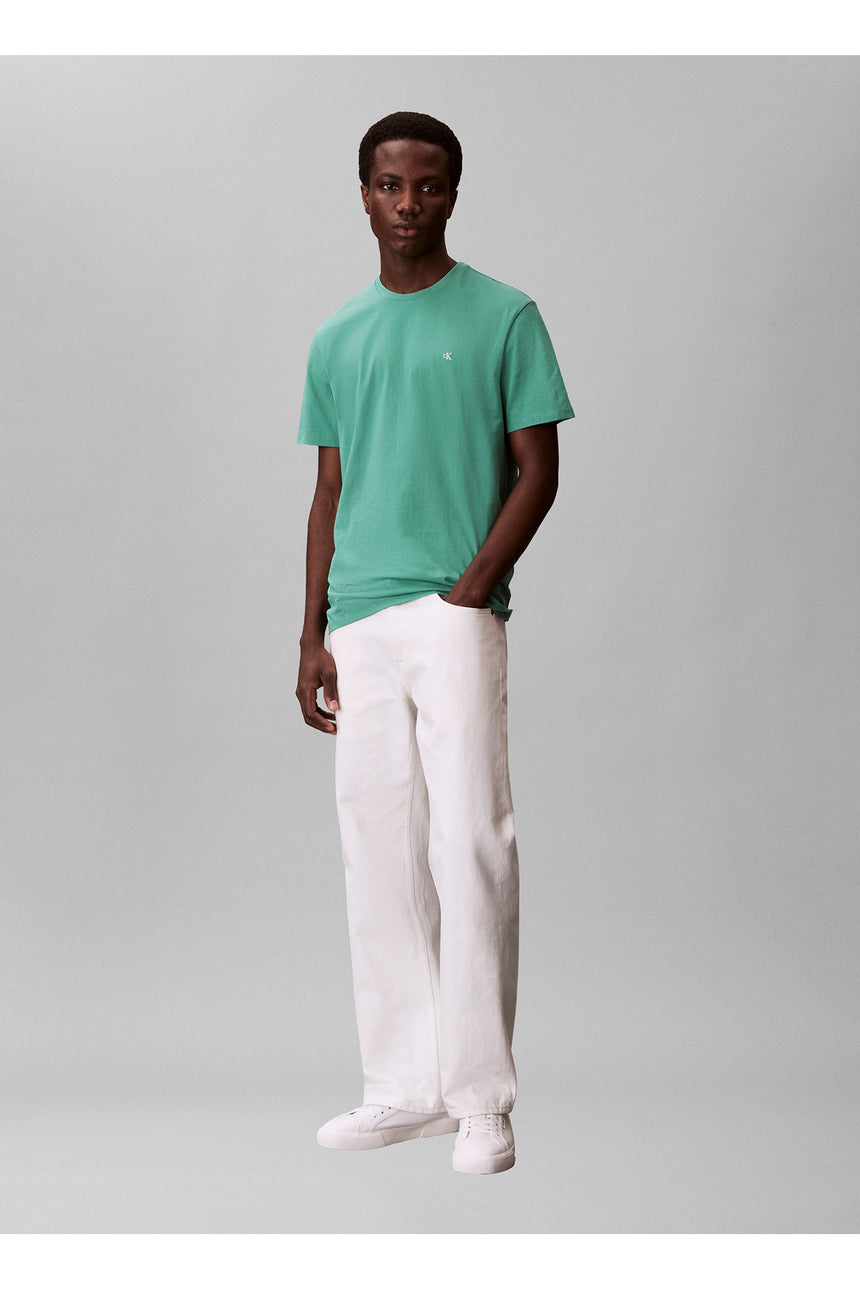 Calvin Klein Erkek SS CLASSIC MONOGRAM TEE LV04RD254G - Mavi