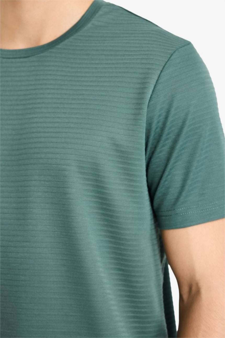 Defacto Erkek Short Sleeve T-Shirt M6608AZ - Yeşil