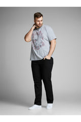 Jack & Jones Erkek Büyük Beden Jean Pantolon 12153645 - Siyah