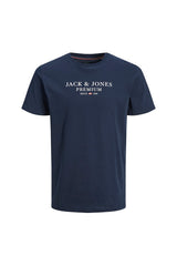 JACK&JONES JPRBLUARCHIE SS TEE CREW NECK NOOS 12217167 - Koyu Lacivert