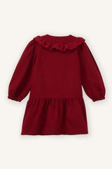 Defacto Çocuk Woven Dress G8189A5 - Bordo
