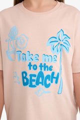 DeFacto E0389A8 Çocuk T-Shirt - Pembe