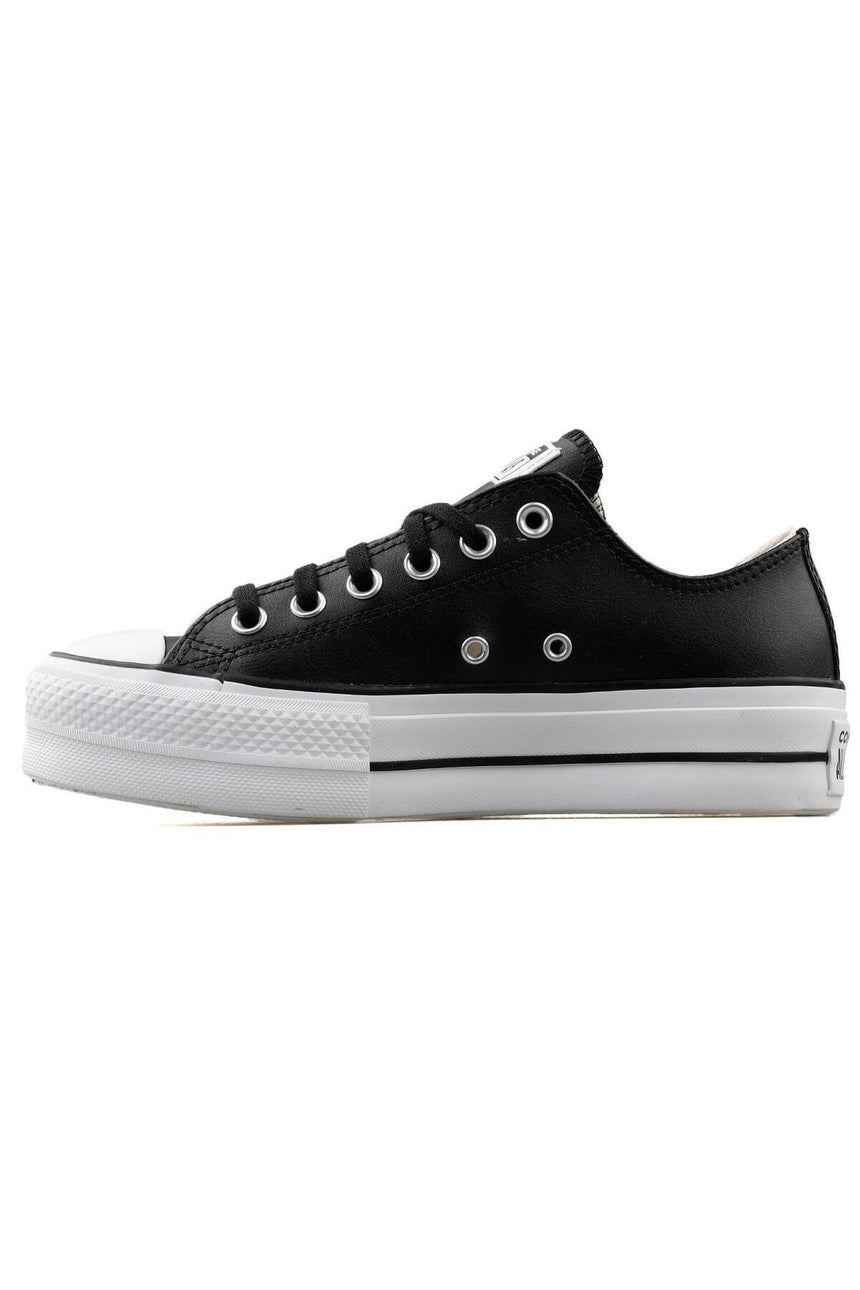 Converse Chuck Taylor All Star Leather Platform 561681C.001 - Sİyah - Beyaz