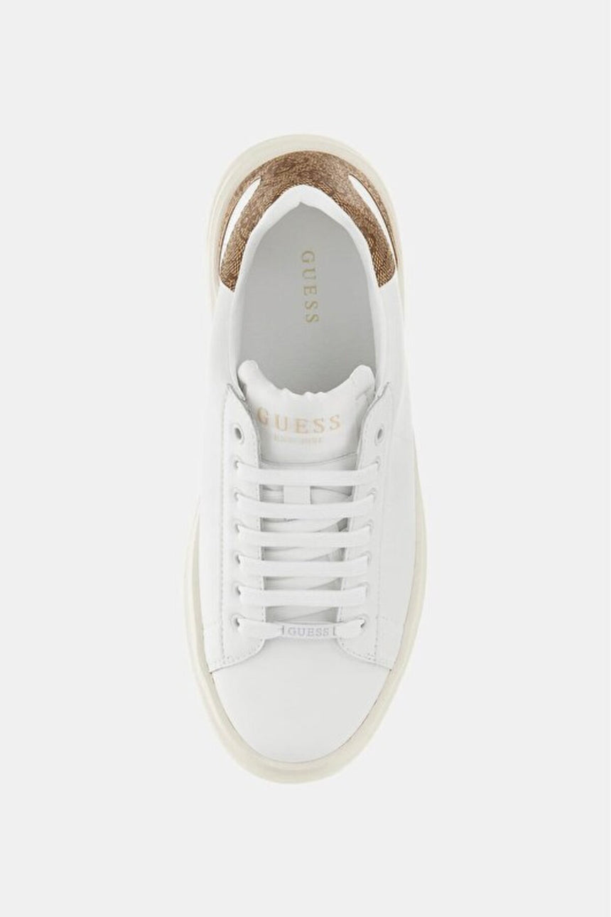 GUESS KADIN ELBINA FLJELBFAL12 - Beyaz/ Bej