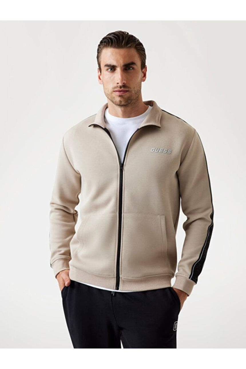 GUESS ERKEK MICKEY FULL ZIP SWEA Z2YQ10KB3P2 - Bej