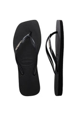 HAVAİANAS SQUARE LOGO METALLIC 4148257 - Siyah