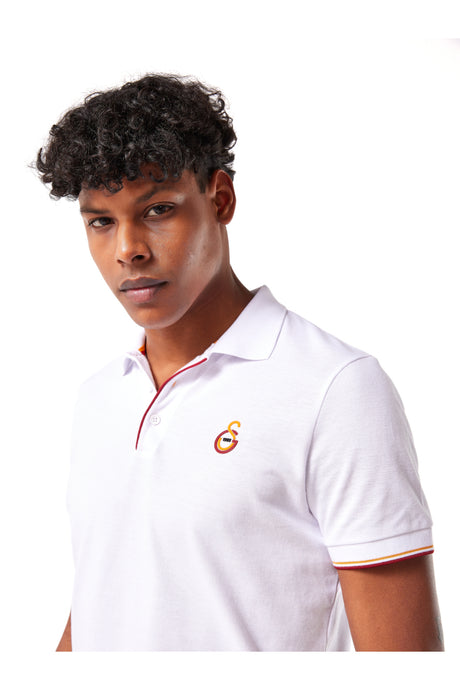 Galatasaray Erkek Polo T-Shirt E251049 - Beyaz