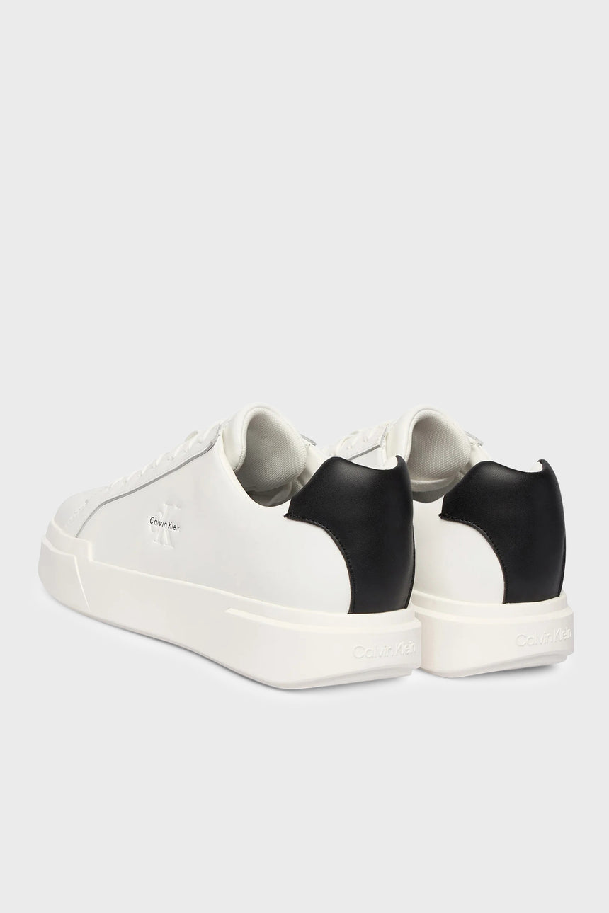 Calvin Klein Erkek CHUNKY CUPSOLE LACEUP LTH YM0YM01344 - Beyaz