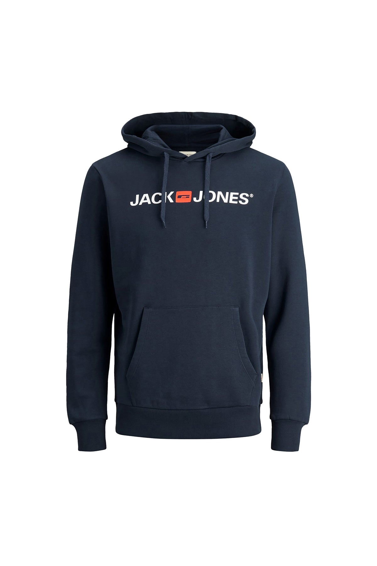Jack & Jones Corp Old Logo Erkek Kapüşonlu Sweatshirt 12137054 - Koyu Lacivert