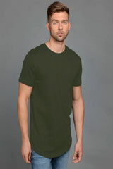 jack&jones jjenoa tee ss crew neck noos 12113648 - Koyu Orman Yeşili