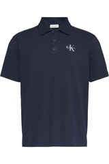 Sporline Calvin Klein lacivert renkli, %100 pamuklu, comfort kesim erkek polo yaka tişört