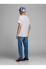 JACK&JONES JJEORGANIC BASIC TEE SS O-NECK NOOS PLS 12158482 - Koyu Lacivert