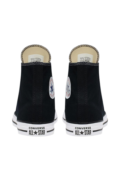 Sporline Converse Chuck Taylor All Star siyah kanvas kadın sneaker arka görünümü
