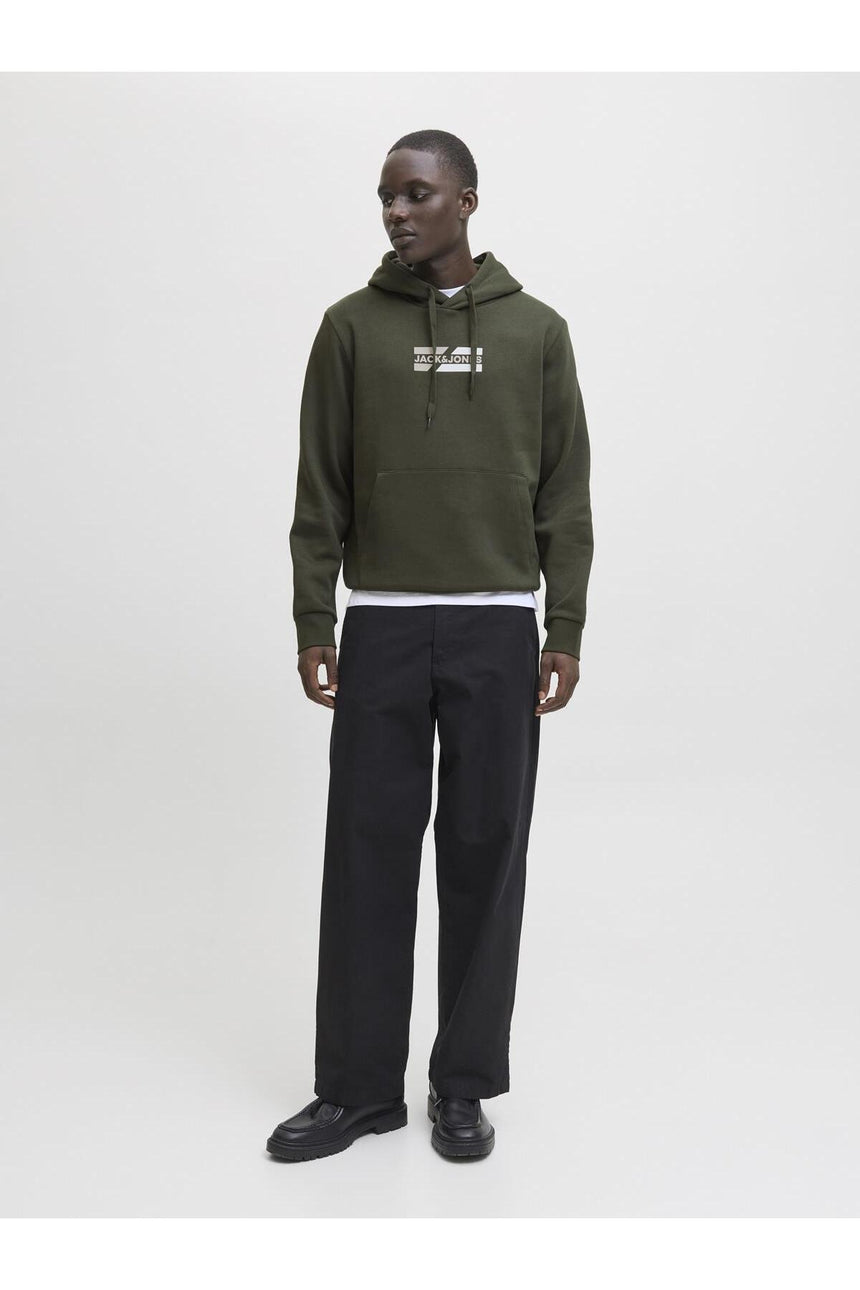 JACK&JONES SWEAT 12268422 - Koyu Yeşil