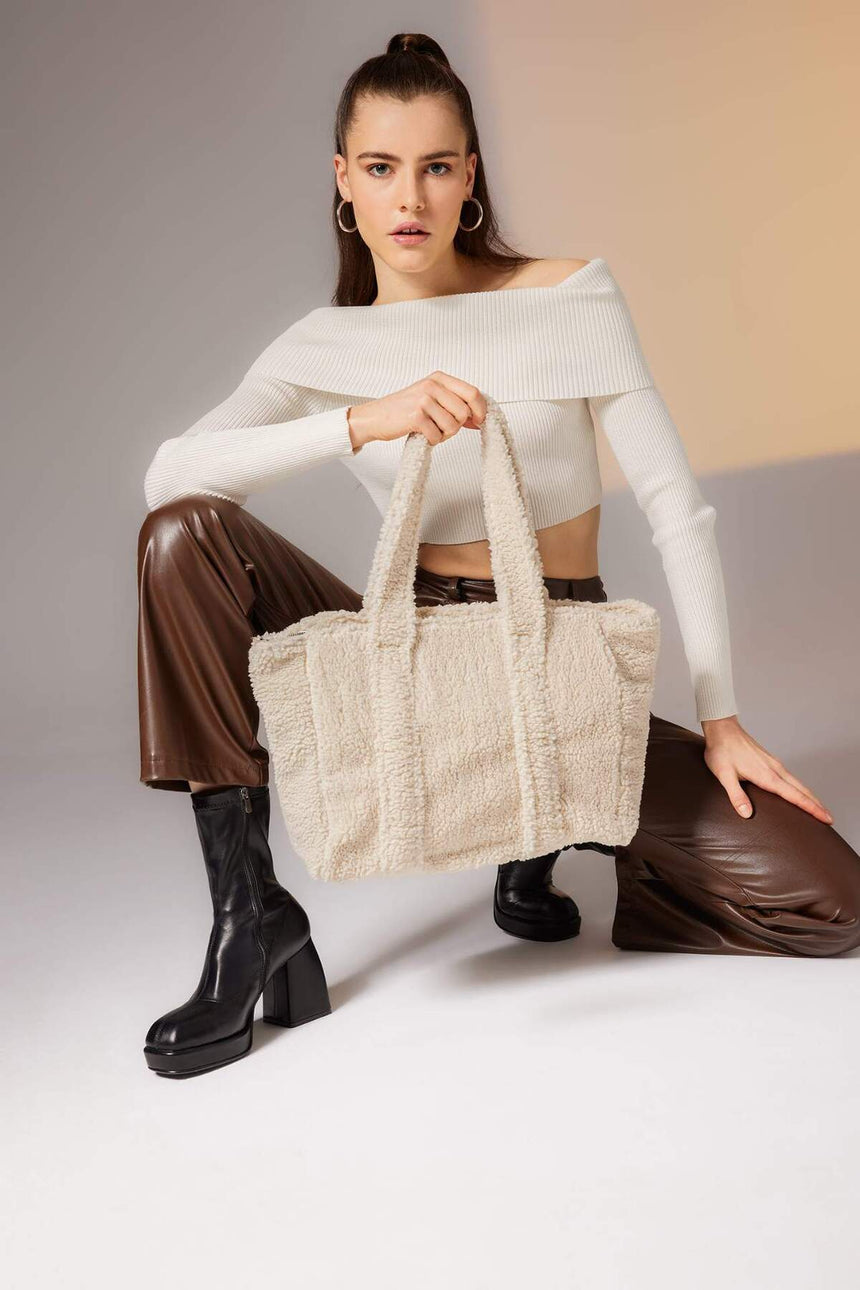 Defacto Kadın Bag W7983Az - Gri/ Kahverengi