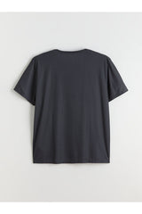 LC Waikiki Erkek Kısa Kollu T-Shirt W5LT31D8 - Koyu Gri