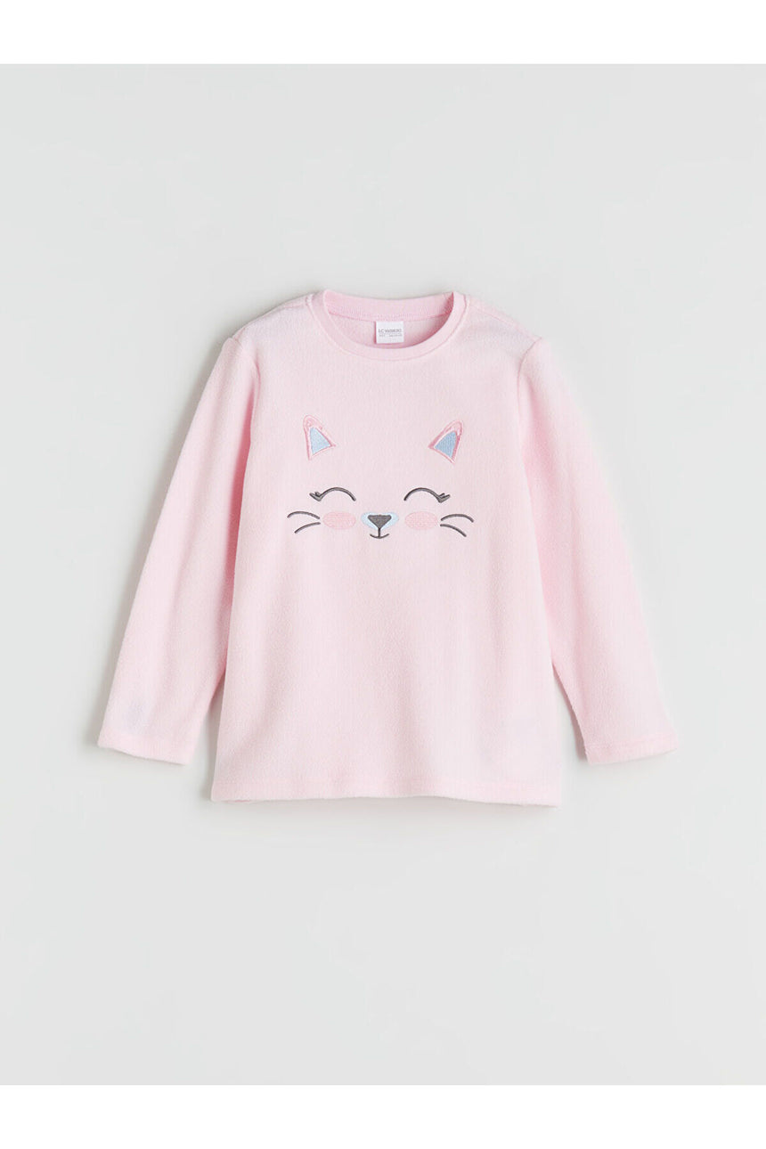 LCW ÇOCUK W5AA16D1 GPJ,KEDI-UU - Bebek Pembe