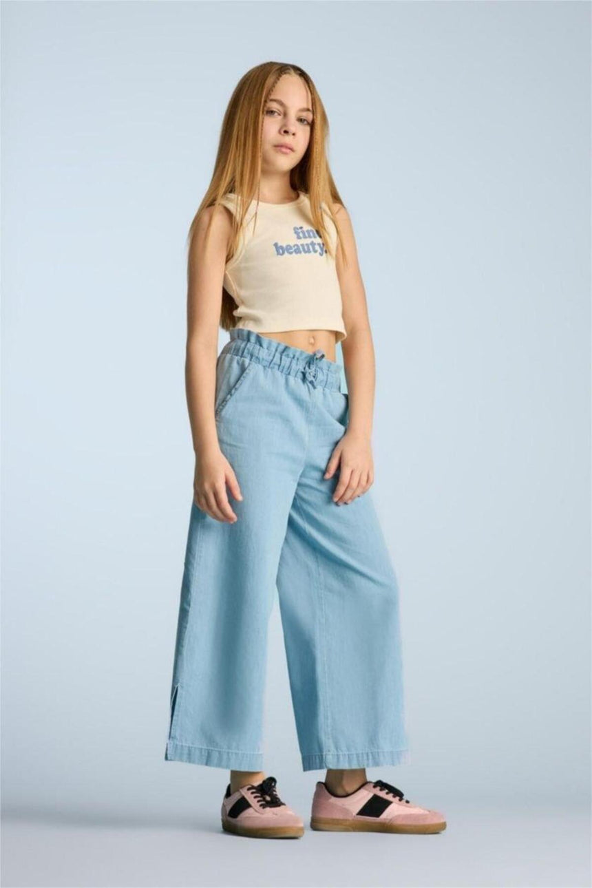 Defacto Çocuk Trousers D7102A8 - Açık Mavi