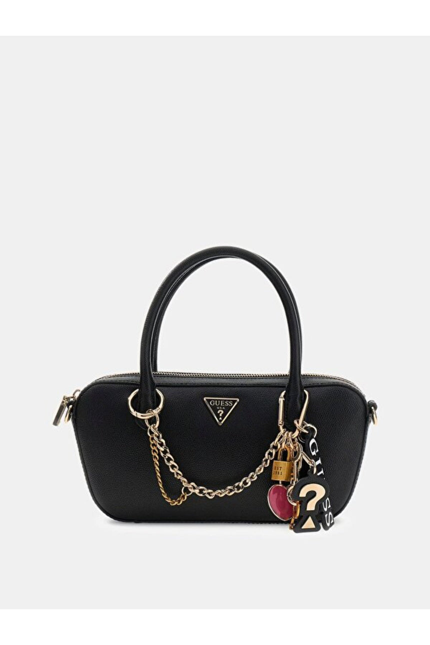 GUESS KADIN DAVINA SMALL SATCHEL HWBG9899050 - Mavi