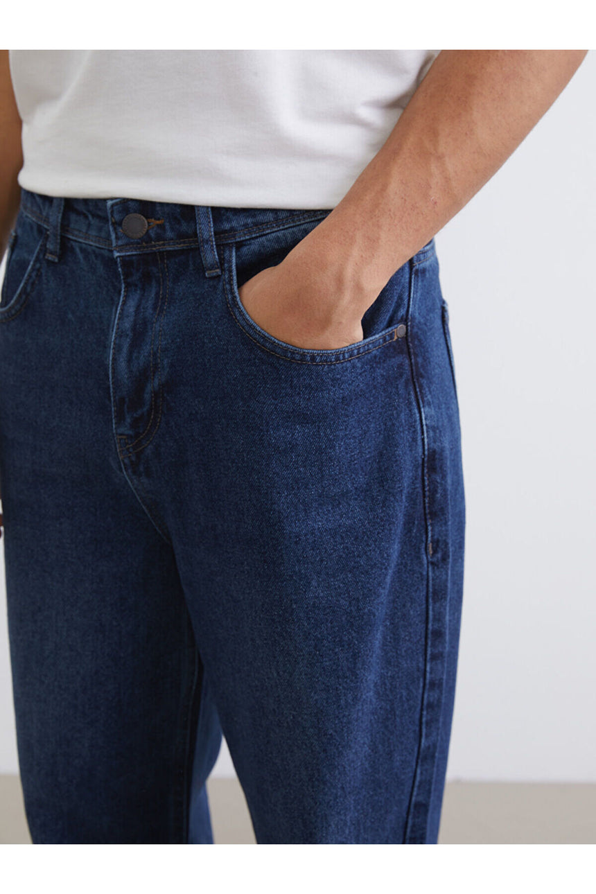 LCW ERKEK W5FF49D8 PNT,X-BAGGY-TOMI-RAW - Koyu Mavi